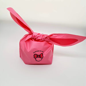 Pink Rabbit Ear Knot Bag