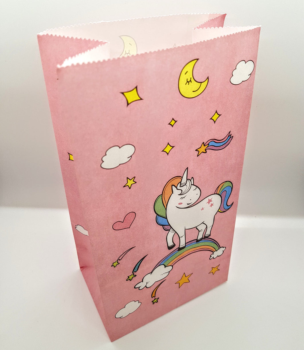 Unicorn Paper Gift Bag with Sticker