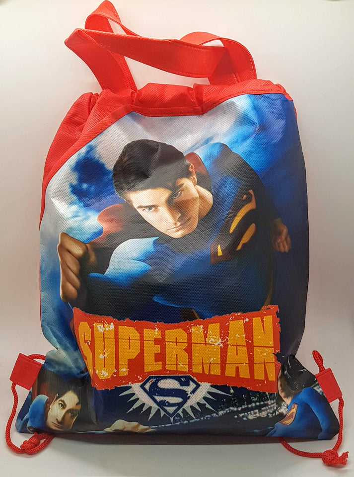Superman Backpack Drawstring Bag