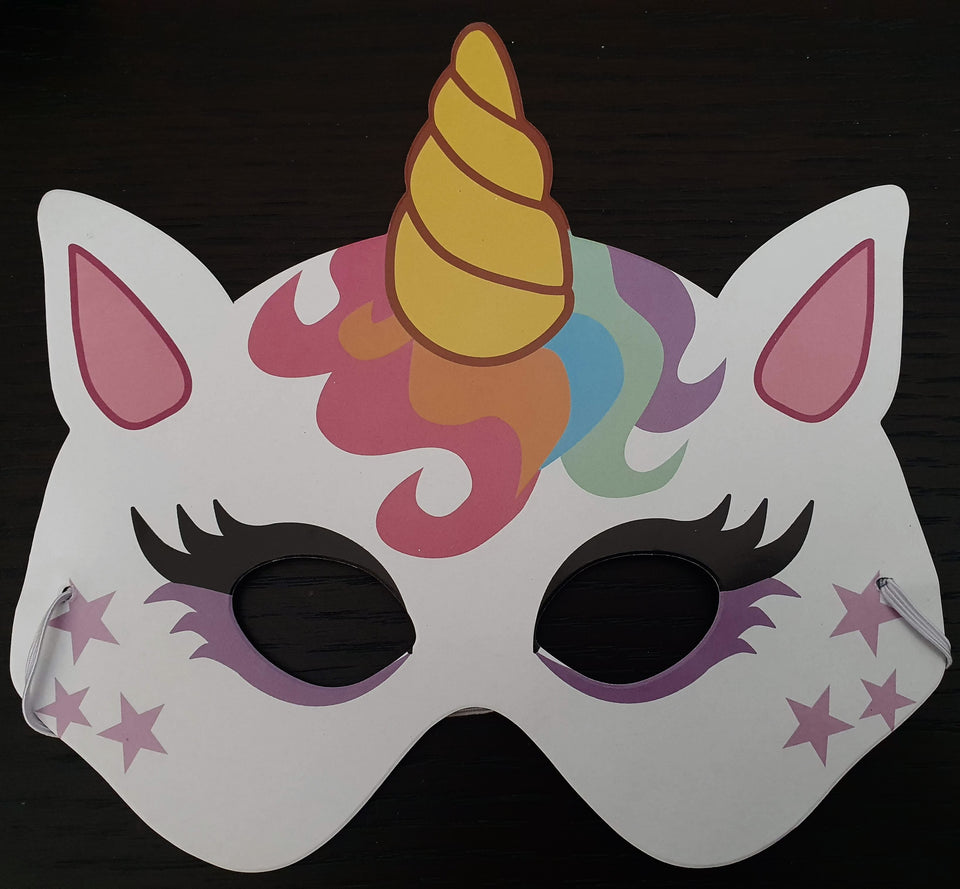 Unicorn Paper Masks